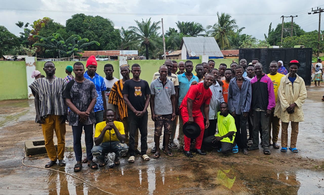 Margliz Foundation meeting with a men's community group