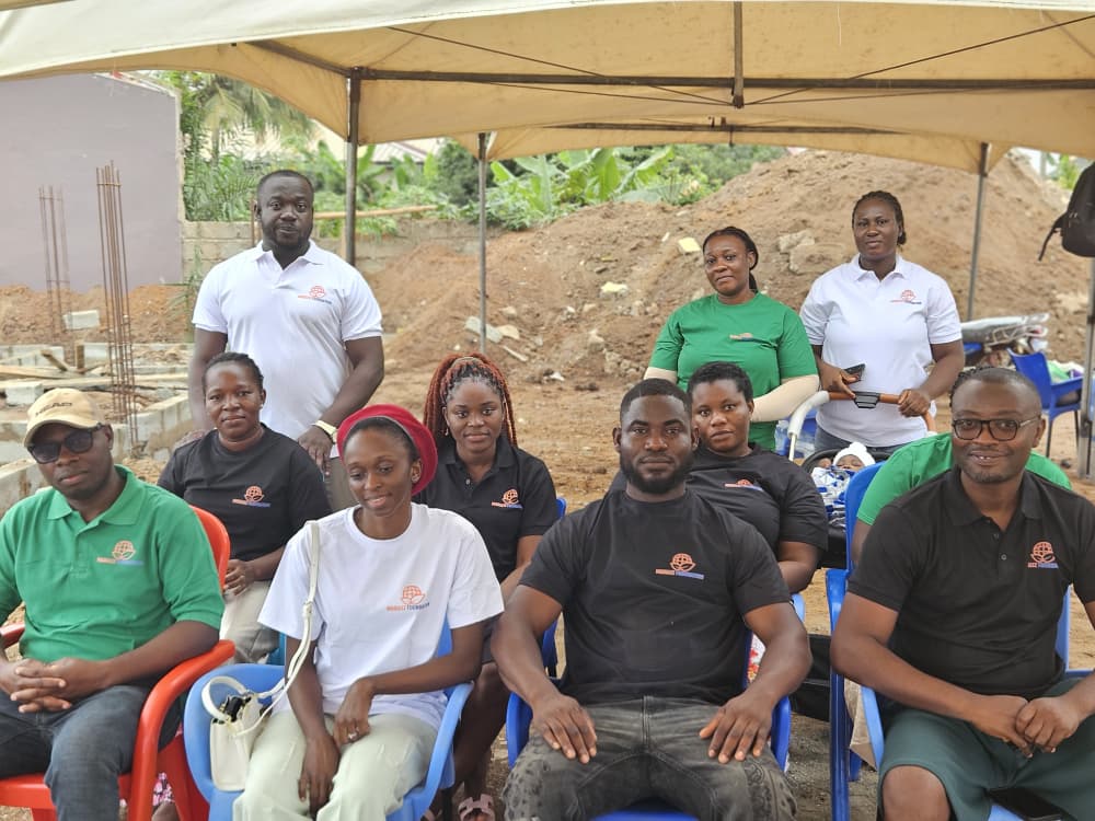 Margliz Foundation team on site at a community construction project